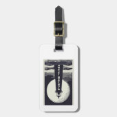 Vuurtoren van Michigan Island Bagagelabel (Voorkant verticaal)