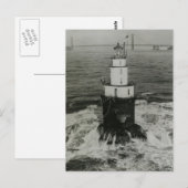 vuurtoren van Mile Rocks Briefkaart (Voorkant / Achterkant)