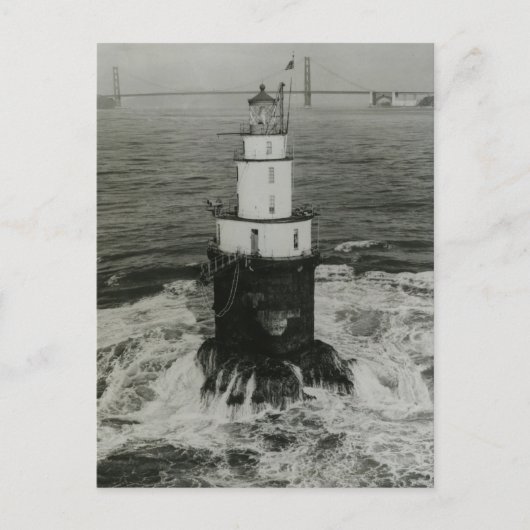 vuurtoren van Mile Rocks Briefkaart (Voorkant)