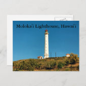 vuurtoren van Moloka'i, Briefkaart van Hawai (Voorkant / Achterkant)