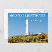 vuurtoren van Moloka'i, Briefkaart van Hawai (Voorkant / Achterkant)