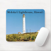 vuurtoren van Moloka'i, Hawai'i Mousepad Muismat (Met muis)