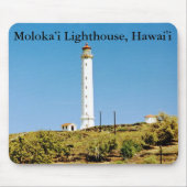 vuurtoren van Moloka'i, Hawai'i Mousepad Muismat (Voorkant)