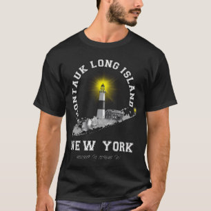 Vuurtoren van Montauk Long Island NY T-shirt