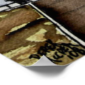 vuurtoren van montauk new york poster (Hoek)