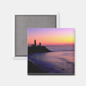 vuurtoren van Montauk Point Magneet (Voorkant / Achterkant)