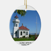 vuurtoren van Mukilteo Keramisch Ornament (Rechts)