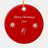 vuurtoren van Muskegon Michigan Keramisch Ornament (Achterkant)