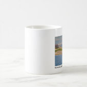 vuurtoren van Nantucket - een Uitzicht van veerboo Koffiemok (Center)