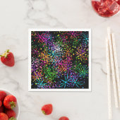 Vuurtoren van Napkin-regenboogvuurwerk Servet (Insitu)