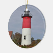 vuurtoren van Nauset Keramisch Ornament (Links)