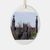 vuurtoren van Navesink Twin Lights Keramisch Ornament (Rechts)