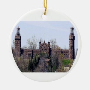 vuurtoren van Navesink Twin Lights Keramisch Ornament
