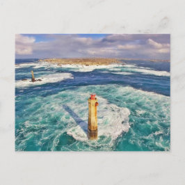 Vuurtoren van Nividic Finistère Frankrijk Briefkaart