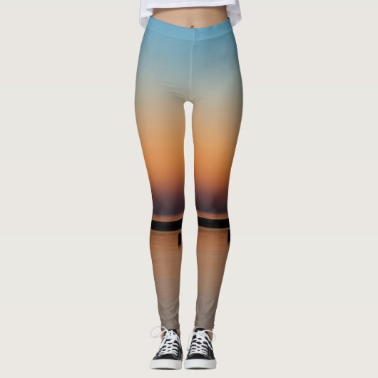 vuurtoren van North Ave Sunrise Leggings (Voorkant)