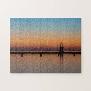 vuurtoren van North Ave Sunrise Legpuzzel