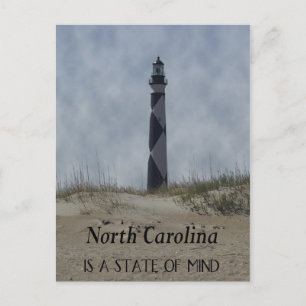 vuurtoren van North Carolina Briefkaart