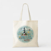 vuurtoren van North Carolina Tote Bag (Achterkant)