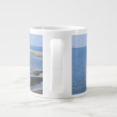 Vuurtoren van North Pierhead, Ludington, MI Grote Koffiekop (Achterkant)