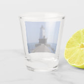 Vuurtoren van North Pierhead, Ludington, MI Shot Glas (Achterkant)