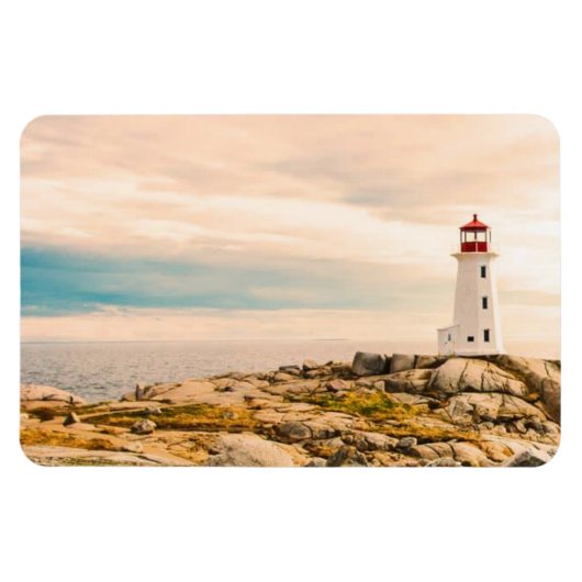 Vuurtoren van Nova Scotia gestileerd Magneet (Horizontaal)