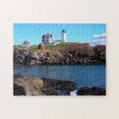 vuurtoren van nubbles ( Cape Neddick ) Puzzle Legpuzzel (Horizontaal)