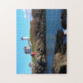 vuurtoren van nubbles ( Cape Neddick ) Puzzle Legpuzzel