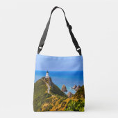 vuurtoren van Nugget Point, Nieuw-Zeeland Crossbody Tas (Achterkant)