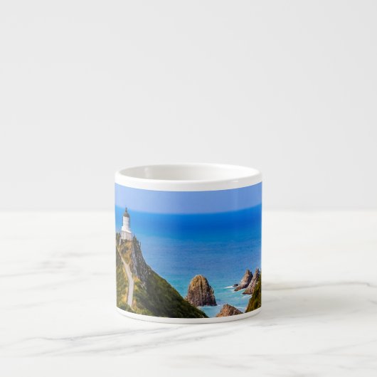 vuurtoren van Nugget Point, Nieuw-Zeeland Espresso Kop (Voorkant)