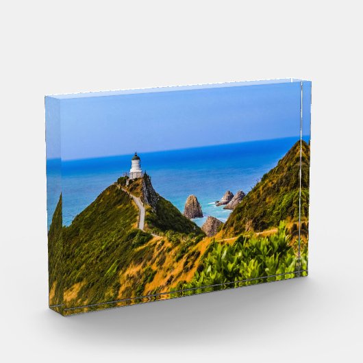 vuurtoren van Nugget Point, Nieuw-Zeeland Fotoblokken (Links)