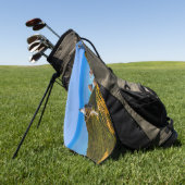 vuurtoren van Nugget Point, Nieuw-Zeeland Golfhanddoek (Groen)