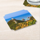 vuurtoren van Nugget Point, Nieuw-Zeeland Kartonnen Onderzetters (Gekanteld)