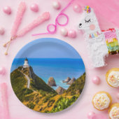 vuurtoren van Nugget Point, Nieuw-Zeeland Papieren Bordje (Feest)