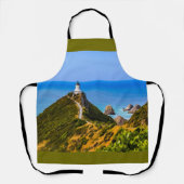 vuurtoren van Nugget Point, Nieuw-Zeeland Schort (Voorkant)