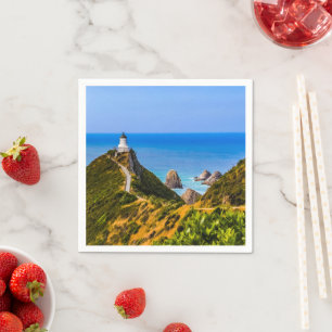 vuurtoren van Nugget Point, Nieuw-Zeeland Servet