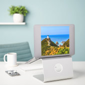 vuurtoren van Nugget Point, Nieuw-Zeeland Sticker (Laptop op bureau)