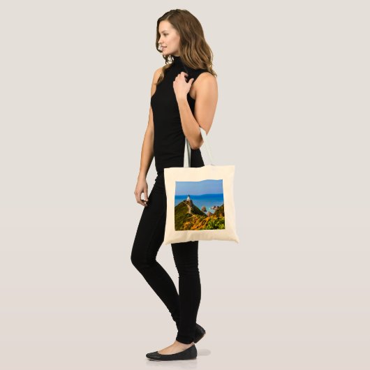 vuurtoren van Nugget Point, Nieuw-Zeeland Tote Bag (Voorkant (model))