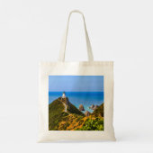 vuurtoren van Nugget Point, Nieuw-Zeeland Tote Bag (Achterkant)