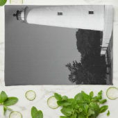 Vuurtoren van Ocracoke Theedoek (Gevouwen)