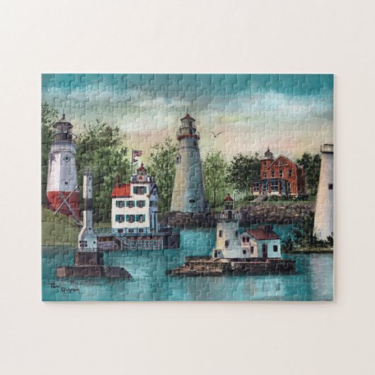 vuurtoren van Ohio Puzzle Legpuzzel (Horizontaal)