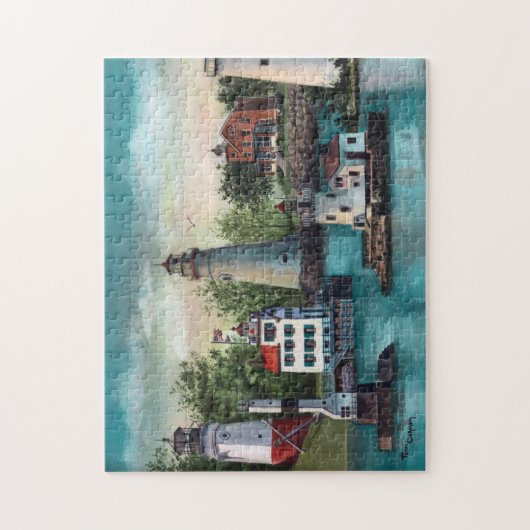 vuurtoren van Ohio Puzzle Legpuzzel (Verticaal)