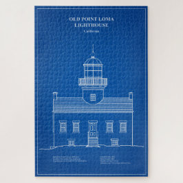 Vuurtoren van Old Point Loma - Californië - AD Legpuzzel