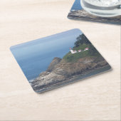 vuurtoren van Oregon Kartonnen Onderzetters (Schuin)