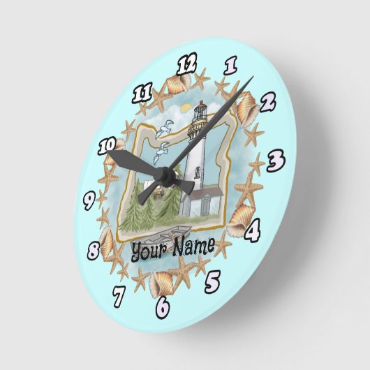 vuurtoren van Oregon Shells Ronde Klok (Hoek)