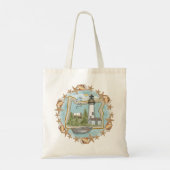 vuurtoren van Oregon Shells Tote Bag (Achterkant)