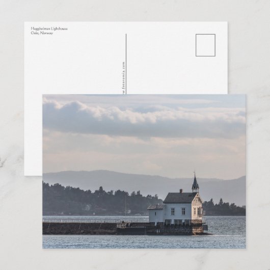 vuurtoren van Oslo Briefkaart (Voorkant / Achterkant)