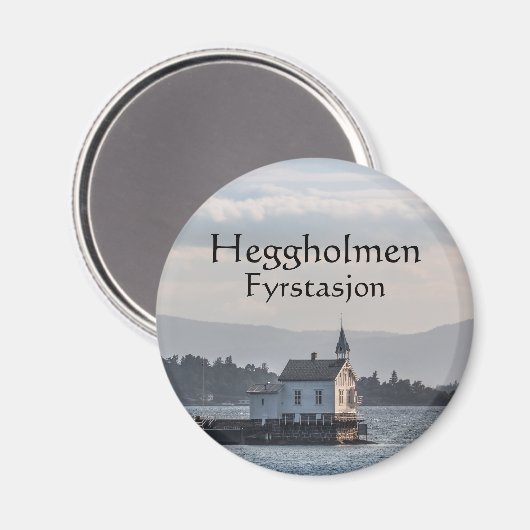 vuurtoren van Oslo Magneet (Voorkant / Achterkant)