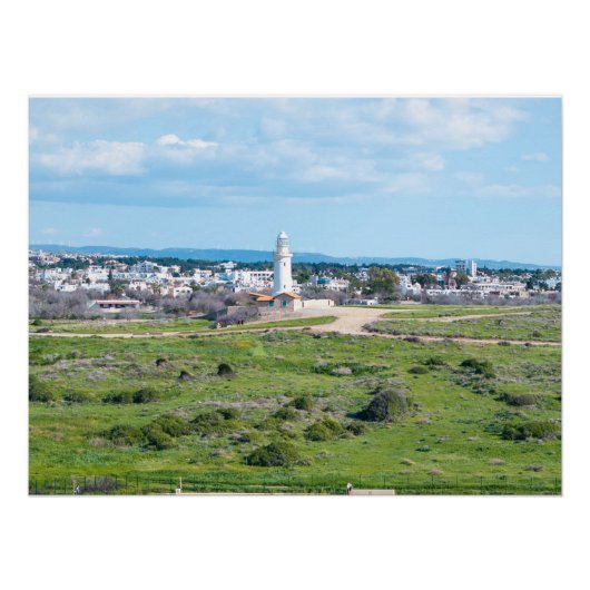 Vuurtoren van Paphos, Cyprus Perfect Poster (Voorkant)