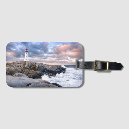 Vuurtoren van Peggy's Cove Bagagelabel (Voorkant (horizontaal))