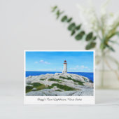 Vuurtoren van Peggy's Cove Briefkaart (Staand voorkant)